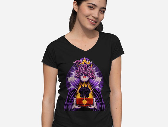 Dark Queen Flower Face