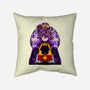 Dark Queen Flower Face-None-Removable Cover w Insert-Throw Pillow-rmatix