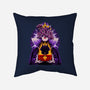 Dark Queen Flower Face-None-Removable Cover w Insert-Throw Pillow-rmatix