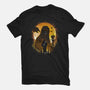 Chewie Night-Womens-Fitted-Tee-dandingeroz