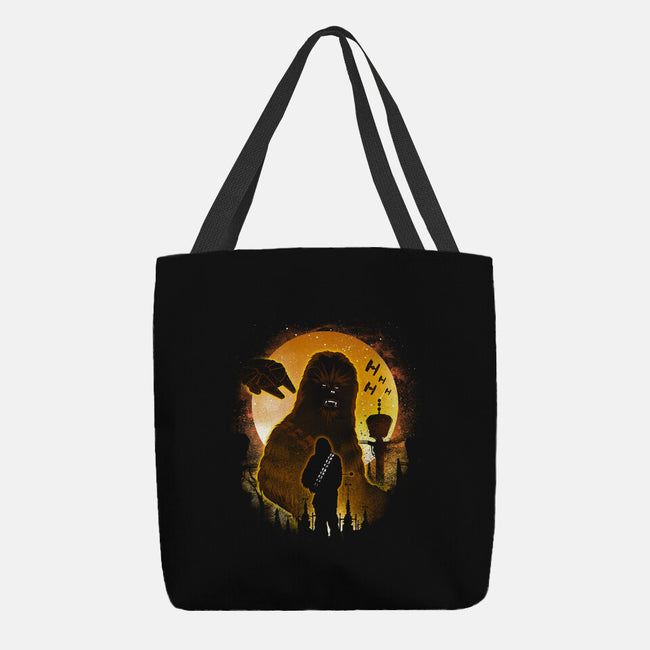 Chewie Night-None-Basic Tote-Bag-dandingeroz