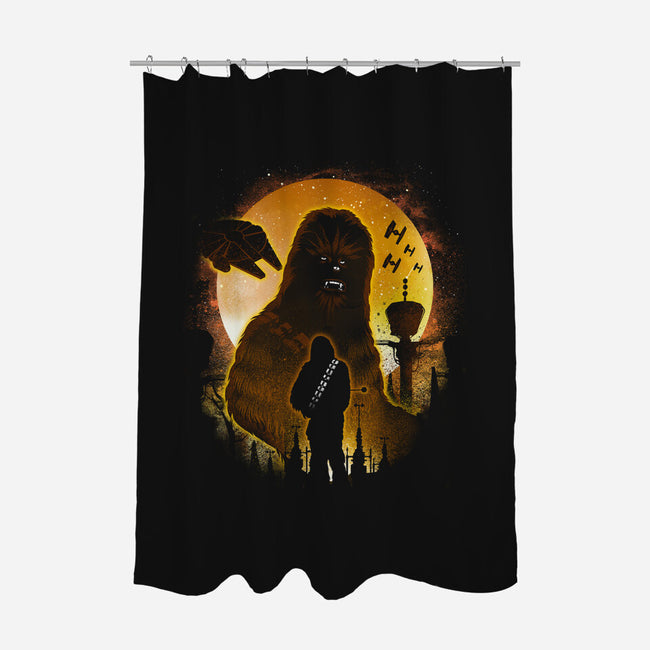 Chewie Night-None-Polyester-Shower Curtain-dandingeroz