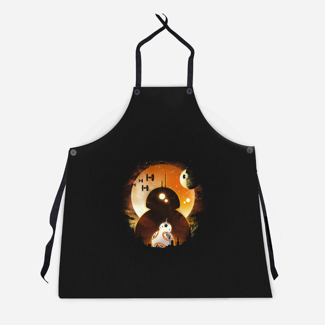 Astromech Night-Unisex-Kitchen-Apron-dandingeroz