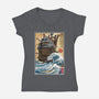 Moving Castle In Japan-Womens-V-Neck-Tee-DrMonekers