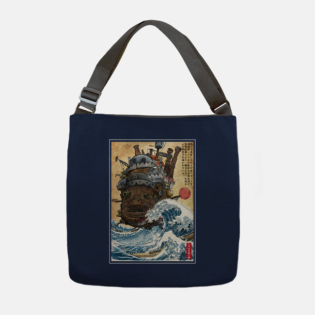 Moving Castle In Japan-None-Adjustable Tote-Bag-DrMonekers