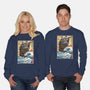 Moving Castle In Japan-Unisex-Crew Neck-Sweatshirt-DrMonekers