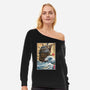 Moving Castle In Japan-Womens-Off Shoulder-Sweatshirt-DrMonekers