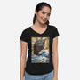 Moving Castle In Japan-Womens-V-Neck-Tee-DrMonekers