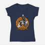 That's All A-Holes-Womens-V-Neck-Tee-demonigote