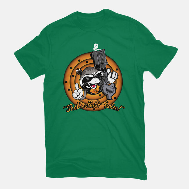 That's All A-Holes-Womens-Fitted-Tee-demonigote