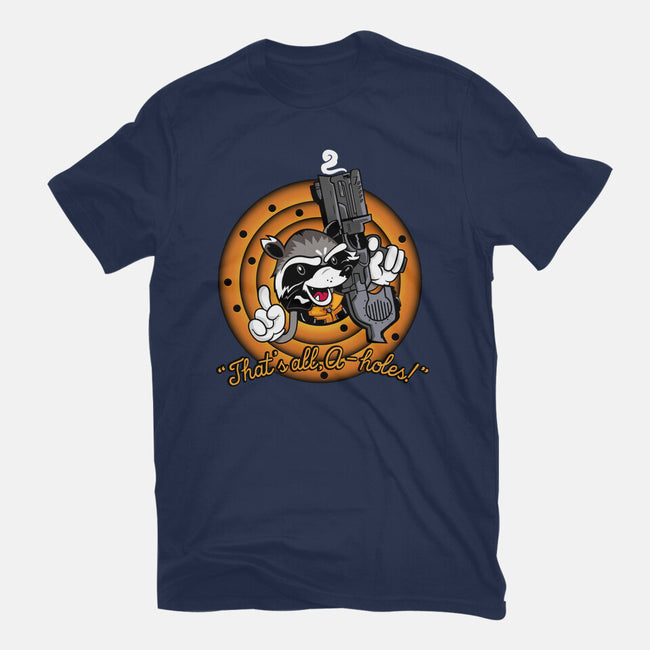 That's All A-Holes-Womens-Fitted-Tee-demonigote