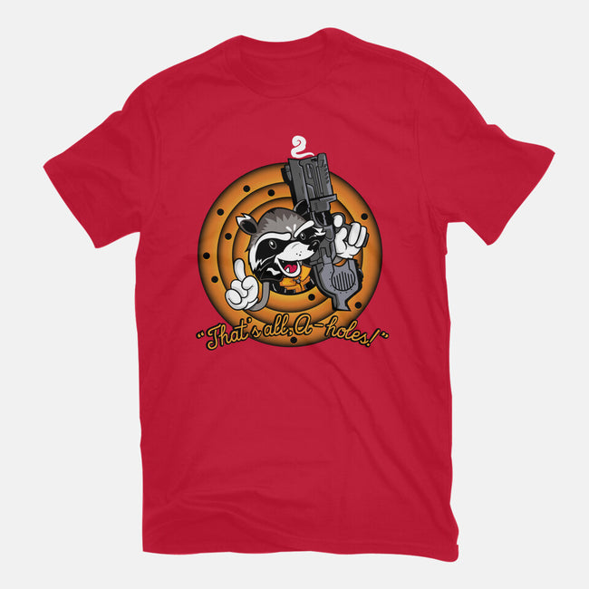 That's All A-Holes-Womens-Fitted-Tee-demonigote