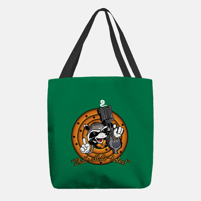 That's All A-Holes-None-Basic Tote-Bag-demonigote