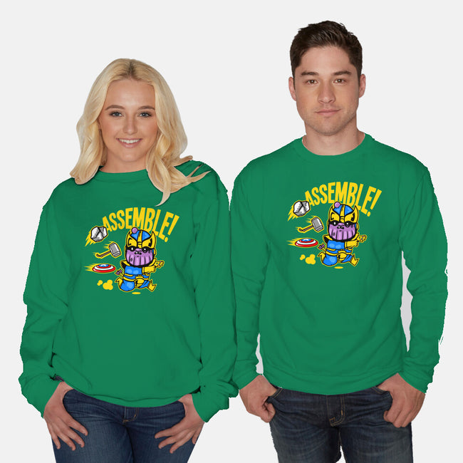 Assemble-Unisex-Crew Neck-Sweatshirt-demonigote