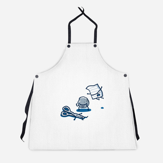 Rock Paper Scissors-Unisex-Kitchen-Apron-demonigote