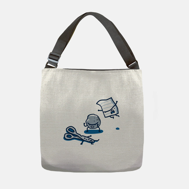 Rock Paper Scissors-None-Adjustable Tote-Bag-demonigote