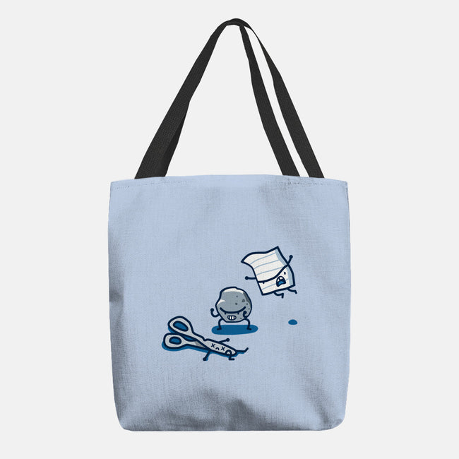 Rock Paper Scissors-None-Basic Tote-Bag-demonigote