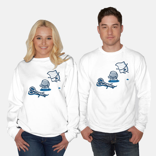 Rock Paper Scissors-Unisex-Crew Neck-Sweatshirt-demonigote