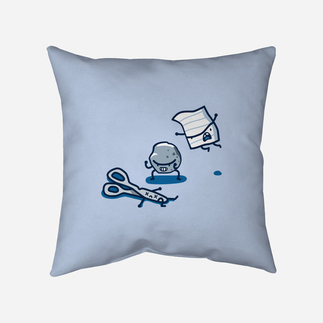 Rock Paper Scissors-None-Removable Cover w Insert-Throw Pillow-demonigote