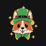 Lucky Corgi-Womens-V-Neck-Tee-brunopires