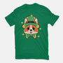 Lucky Corgi-Womens-Fitted-Tee-brunopires