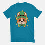 Lucky Corgi-Womens-Fitted-Tee-brunopires
