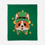 Lucky Corgi-None-Fleece-Blanket-brunopires