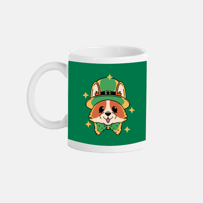 Lucky Corgi-None-Mug-Drinkware-brunopires