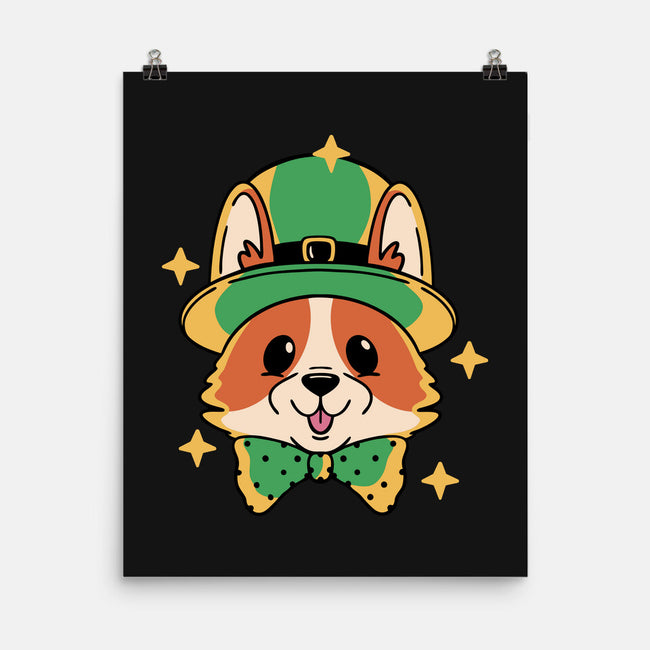 Lucky Corgi-None-Matte-Poster-brunopires