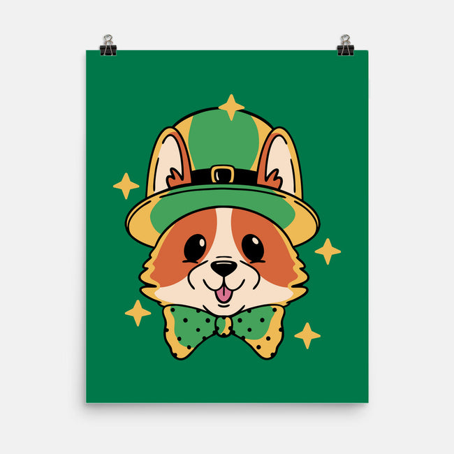 Lucky Corgi-None-Matte-Poster-brunopires