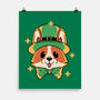 Lucky Corgi-None-Matte-Poster-brunopires