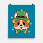 Lucky Corgi-None-Matte-Poster-brunopires