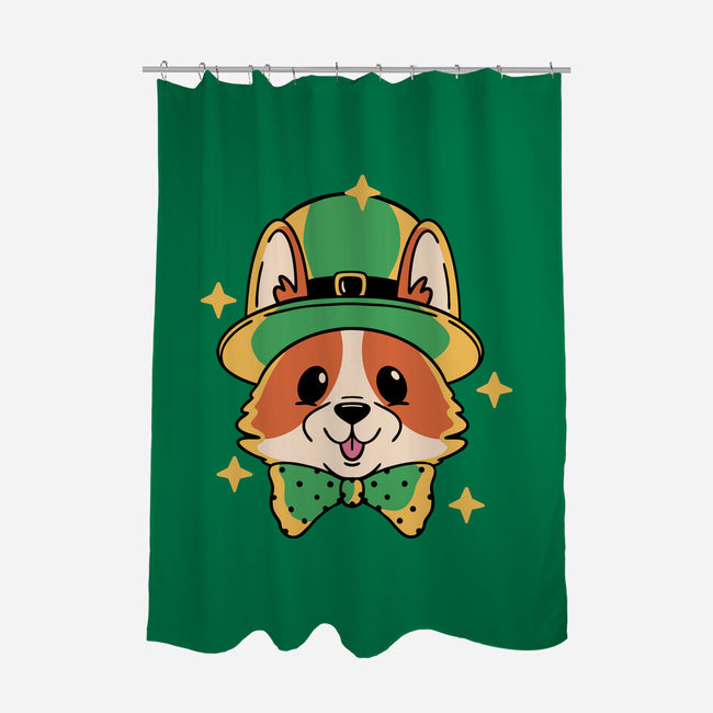 Lucky Corgi-None-Polyester-Shower Curtain-brunopires