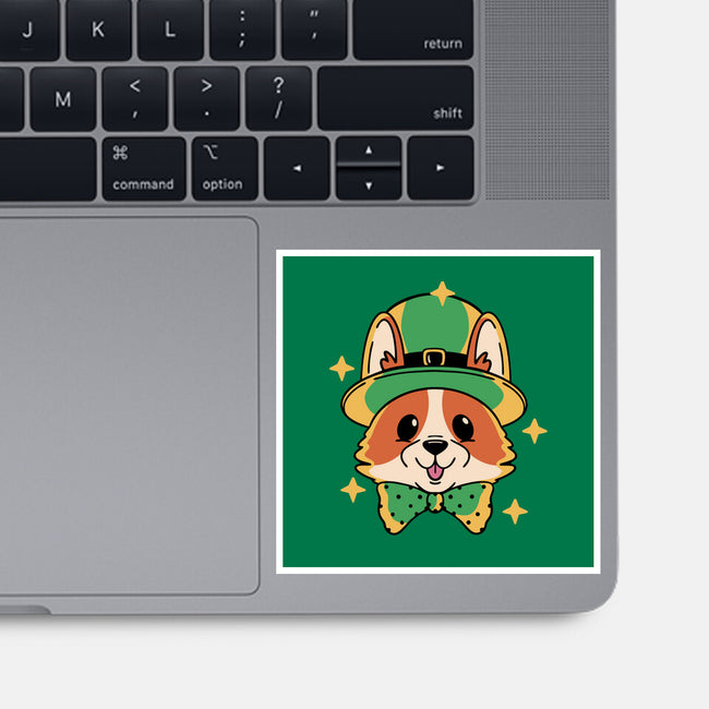 Lucky Corgi-None-Glossy-Sticker-brunopires