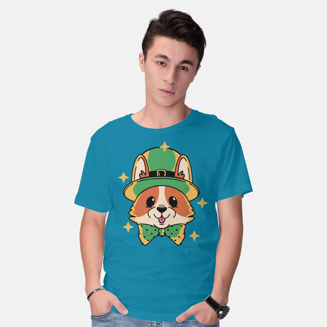 Lucky Corgi-Mens-Basic-Tee-brunopires