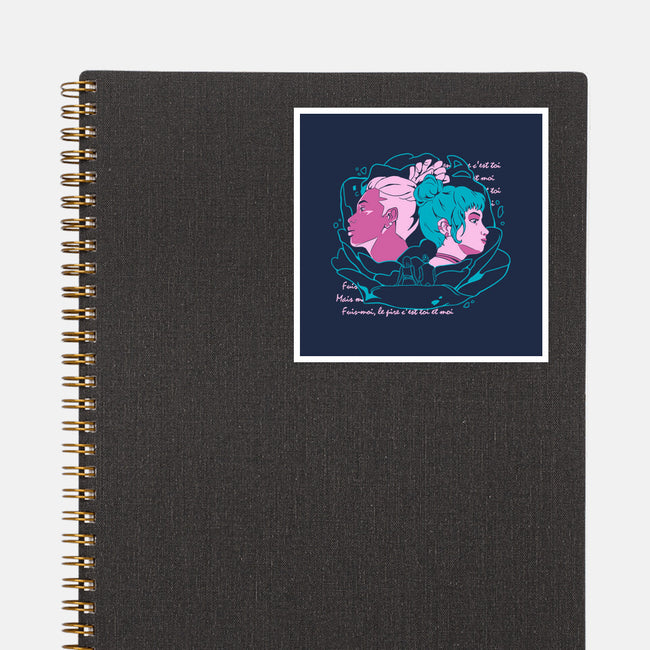 Jinx And Ekko-None-Glossy-Sticker-yumie