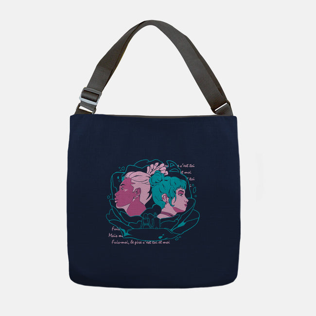 Jinx And Ekko-None-Adjustable Tote-Bag-yumie