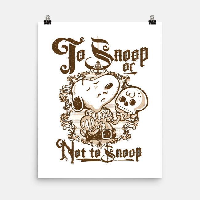 Hamlet Puppy-None-Matte-Poster-demonigote