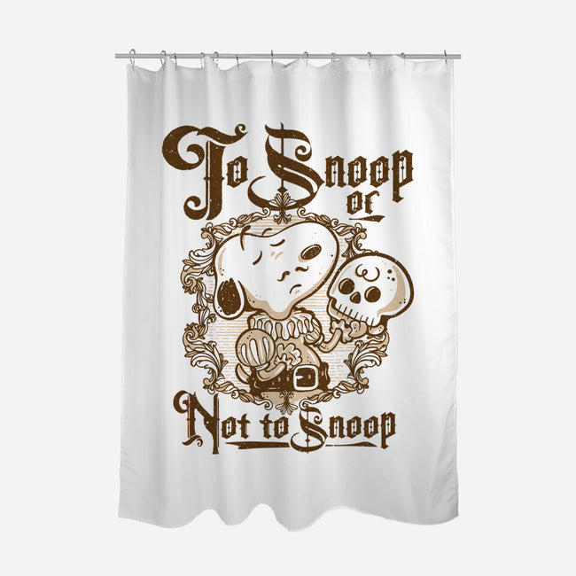 Hamlet Puppy-None-Polyester-Shower Curtain-demonigote