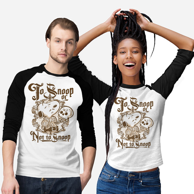 Hamlet Puppy-Unisex-Baseball-Tee-demonigote