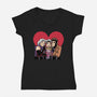 Anna Marie-Womens-V-Neck-Tee-zascanauta