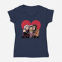 Anna Marie-Womens-V-Neck-Tee-zascanauta