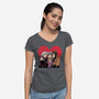 Anna Marie-Womens-V-Neck-Tee-zascanauta