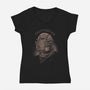 Black Hugger-Womens-V-Neck-Tee-Getsousa!