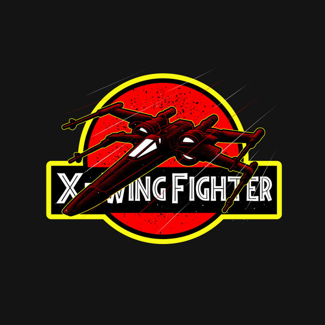 X-Wing Park-Womens-V-Neck-Tee-Astrobot Invention