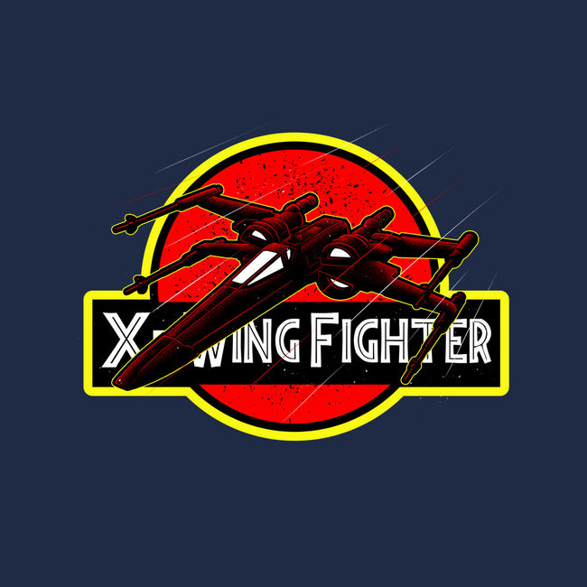 X-Wing Park-Womens-V-Neck-Tee-Astrobot Invention