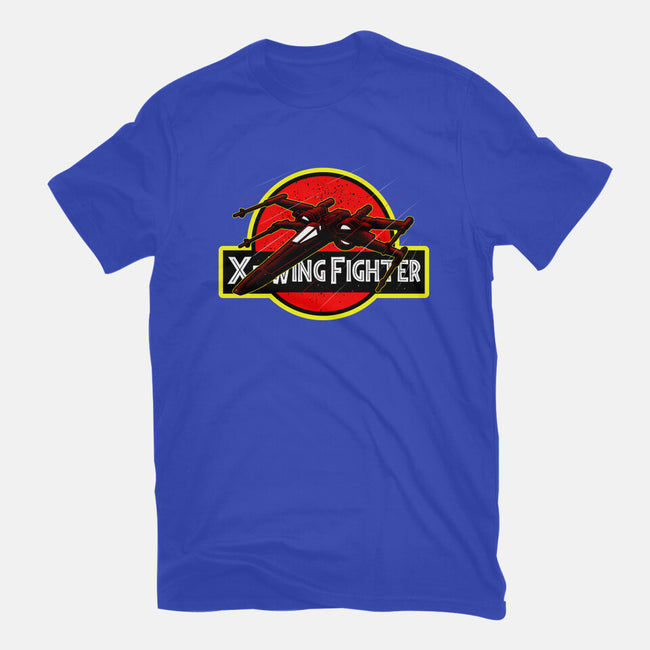 X-Wing Park-Womens-Fitted-Tee-Astrobot Invention