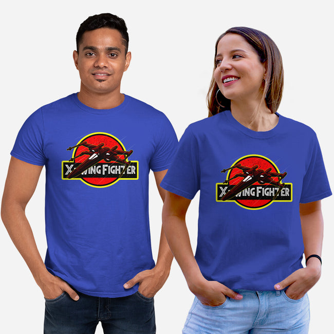 X-Wing Park-Unisex-Basic-Tee-Astrobot Invention