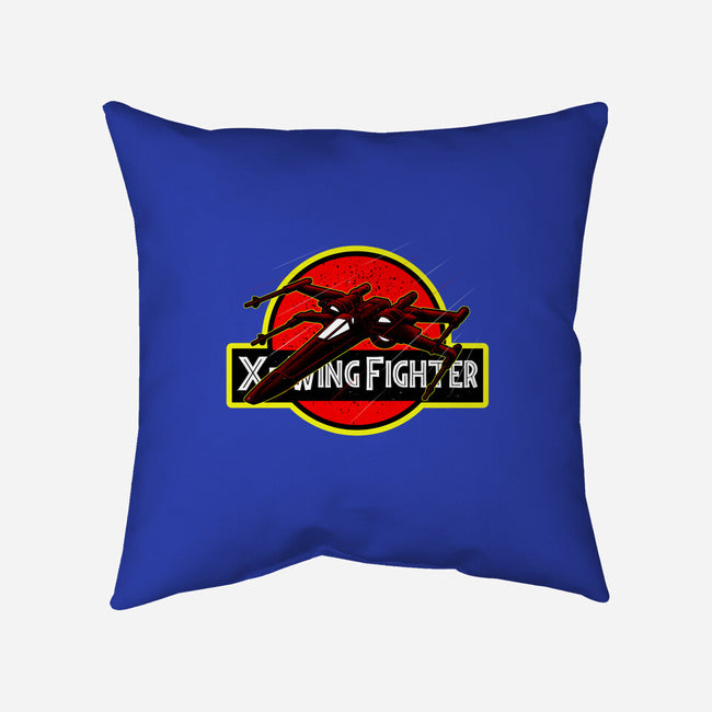 X-Wing Park-None-Removable Cover w Insert-Throw Pillow-Astrobot Invention