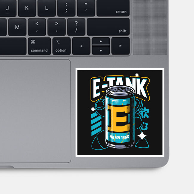 E Energy Drink-None-Glossy-Sticker-estudiofitas